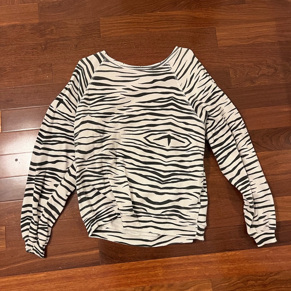 Ragdoll LA Zebra Sweatshirt, size L
